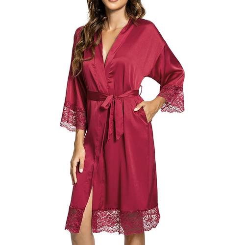 Peignoir Satin Femme Achat neuf ou d occasion pas cher Rakuten